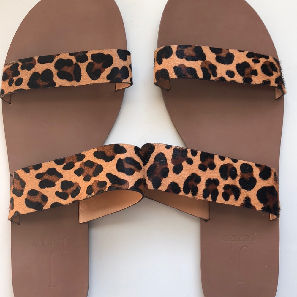 Jcrew Calf Hair Sandals Size 9